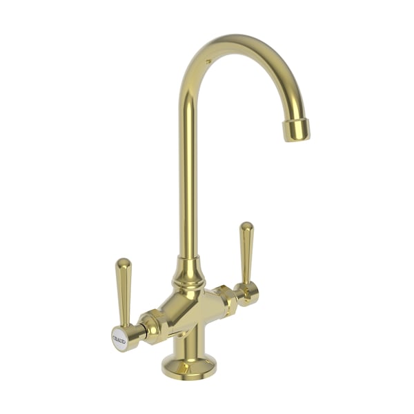Newport Brass Prep/Bar Faucet in Polished Brass Uncoated (Living) 1668-03N - main